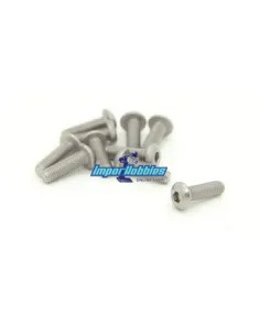 Tornillos de acero inoxidable 3X10mm cabeza boton (10 Uds.) Imporhobbies - Stainless Steel Screws - M3