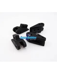 Support d'amortisseur inférieur (4 U.) Hobbytech Revolt ST10 / BXR MT / BX8SL / DB8SL REV-129 - Hobbytech Revolt ST10 Monster Tr