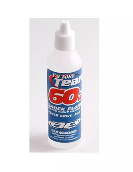 Shock Silicone Oil 60wt / 800cps Team Associated AS5436 - Team associated Silicone Fluids