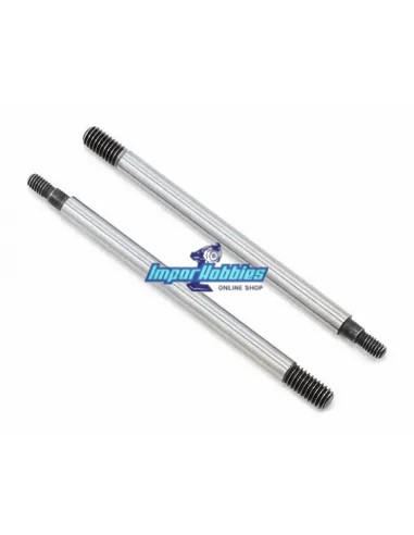 Vástago de amortiguador delantero Chrome 3.5x30.5mm (2 Uds.) Team Associated RC8B3 / B3.1 / B3.2 AS81174 - Team Associated RC8B3