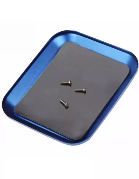 Aluminum Alloy Screw Tray With Magnetic Pad - Purple 106x86mm Fussion FS-B090 - Storage Boxes & Aluminum Screw Tray