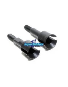 Ejes de rueda (2 Uds.) Himoto 1/18 Spino / Tricer / DriftX / Centro / Mastadon / Tyronno 23607 - Himoto Spino E18XB & E18XBL 1/1