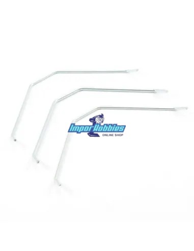 Set de barres-anti-roulis arrières 2.3mm - 2.5mm & 3.0mm Hobao Hyper VS / VT OP-0111 - Hobao Hyper VS & VSe GP - EP
