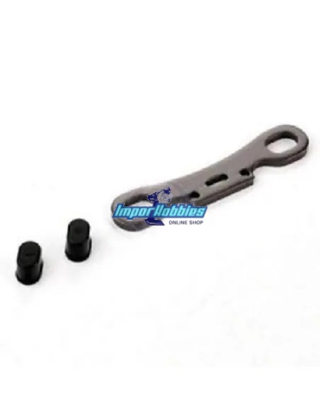 Cale d'axe de triangle superieur avant Thunder Tiger EB4 S3 / G3 /  ST-1 / MT- 4 G3 PD1908-T - Thunder Tiger ST-1