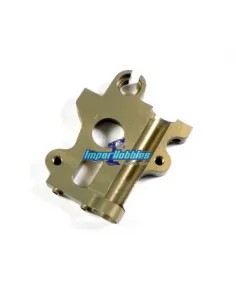 Soporte aluminio derecho eje 2ª velocidad KM Racing HK-1 HK410R - KM H-K1 - Ultimas Unidades - En Liquidación