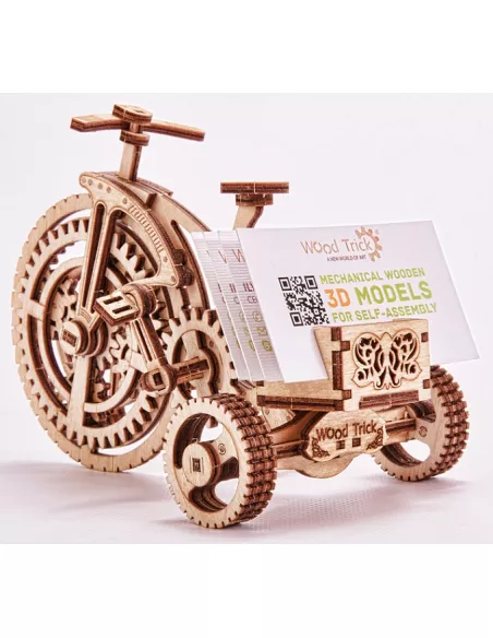 Mechanical 3D Puzzle - Classic Bicycle - Eco Friendly Plywood Wood Trick WT16 - 3D Wooden Mechanical Puzzles
