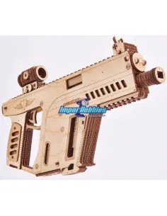 Mechanical 3D Puzzle - Assault Gun - Eco Friendly Plywood Wood Trick WT22 - 3D Wooden Mechanical Puzzles 2