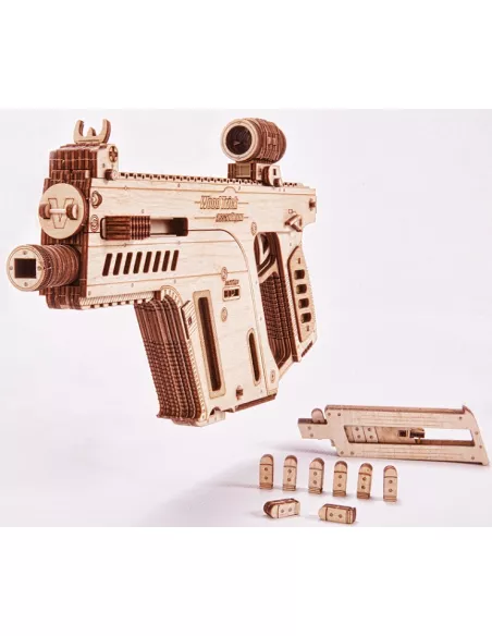 Mechanical 3D Puzzle - Assault Gun - Eco Friendly Plywood Wood Trick WT22 - 3D Wooden Mechanical Puzzles