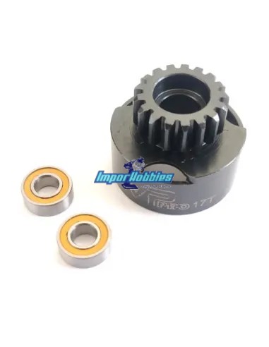 Campana embrague ventilada 17T & Rodamientos 5x11x4mm VP-Pro RS-504-17T - Campanas de embrague