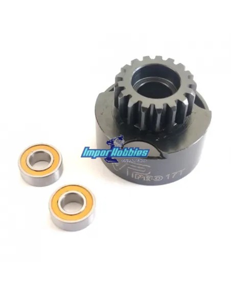 Campana embrague ventilada 17T & Rodamientos 5x11x4mm VP-Pro RS-504-17T - Campanas de embrague