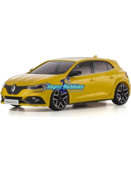 Carrosserie blanche à peindre 98mm Renault Megane R.S. Kyosho Mini-Z FWD MZN187 - Carrosseries à peindre (Blanche) Kyosho Mini-Z