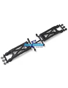 Triangle inférieur arrière (2 U.) Kyosho Ultima RB7 - RB7.5 & Lazer ZX7 UM762 - UB027 - Pièces detachées et options