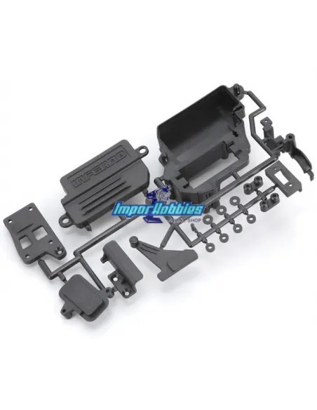 Caja de radio Kyosho Inferno MP9e TKI - TKI4 & EVO Readyset / Inferno VE / GT2 VE IF504B - Kyosho Inferno MP9e Kit - Repuesto y 