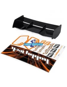 Alerón negro HTR 1/8 Buggy Universal & Adhesivos Hobbytech HT501601 - Alerones y arandelas de alerón 1/8 Scale