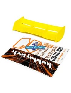 Alerón amarillo HTR 1/8 Buggy Universal & Adhesivos Hobbytech HT501602 - Alerones y arandelas de alerón 1/8 Scale
