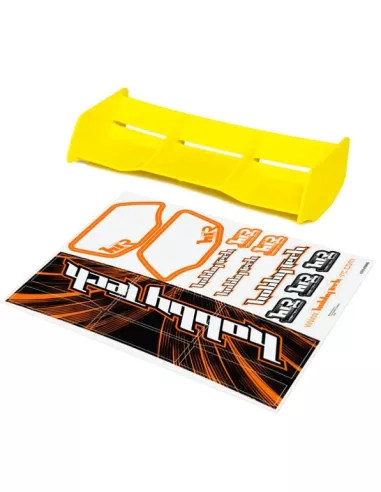 Universal Rear Wing - Yellow HTR 1/8 Buggy & Decals Hobbytech HT501602 - Nylon Wings & Washer Wing 1/8 Scale