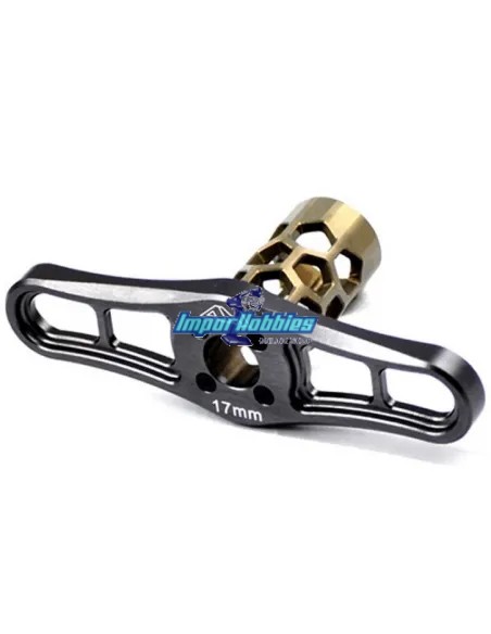 Clé de roue adonisée de 17mm Honeycomb 1/8 Buggy & Truggy Arrowmax AM490005 - Outils Arrowmax