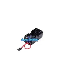 Porta pilas AA R6 4 elementos conector JR Universal / Futaba Imporhobbies IMP00501 - Cables y accesorios de carga RC