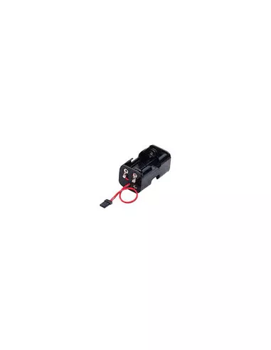 Battery Holder AA R6 4 Elements w/ Universal JR / Futaba  Plug Imporhobbies IMP00501 - RC Cables and Accessories