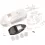 White Body Painting 98mm Kyosho Mini-Z MR-03 / RWD McLaren P1 GTR MZN190