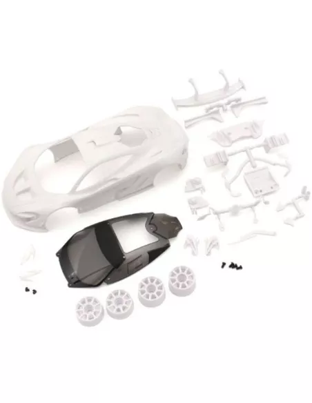 White Body Painting 98mm Kyosho Mini-Z MR-03 / RWD McLaren P1 GTR MZN190 - Body Shells to Paint - White Kyosho Mini-Z