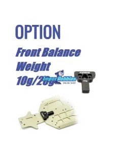 Lest de châssis avant 20gr. Kyosho Inferno MP9e EVO / MP10 / MP10e / MP10T IFW604-20 - Kyosho Inferno MP9e EVO EP Kit - Pièces d