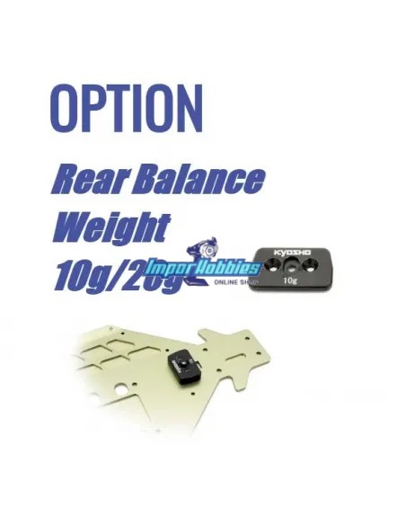 Peso trasero de chasis 10gr. Kyosho Inferno MP9e EVO / MP10 / MP10e / MP10T IFW605-10 - Kyosho Inferno MP9e EVO Eléctrico Kit - 