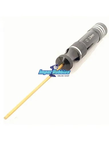 Cle allen aluminium 2.5x120mm Gold Edition VP-Pro RS-6113 - Outils VP-Pro Racing