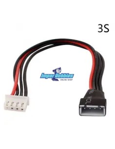 Cable prolongador de balanceo 20cm JST-XH Lipo 3S	Fussion FS-02151 - Cables y accesorios de carga RC