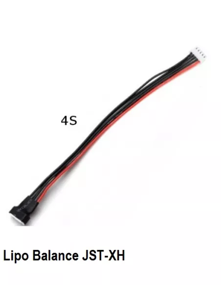 Balance Charging Extension Wire Cable - 20cm JST-XH 4S Lipo Fussion FS-02152 - RC Cables and Accessories