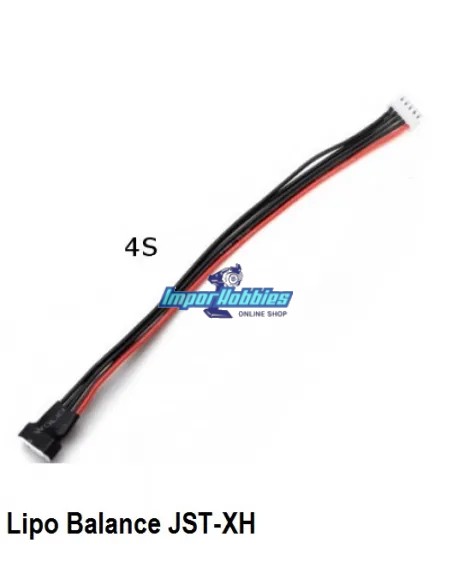 Cable prolongador de balanceo 20cm JST-XH Lipo 4S	Fussion FS-02152 - Cables y accesorios de carga RC