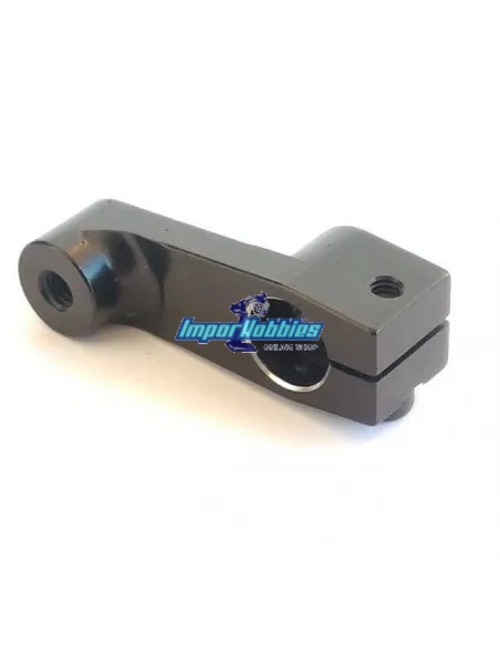 Horn aluminio negro 23T 15.5mm Team Associated B6 / B6.1 / SC6.1 VP-Pro RS-718-23T - Horns y arandelas montaje servo