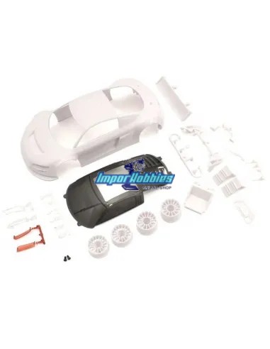 Carrocería para pintar 98mm Kyosho MR-03 / RWD Mini-Z Audi R8 LMS Night-R MZN195 - Carrocerías para pintar - Blanca Kyosho Mini-