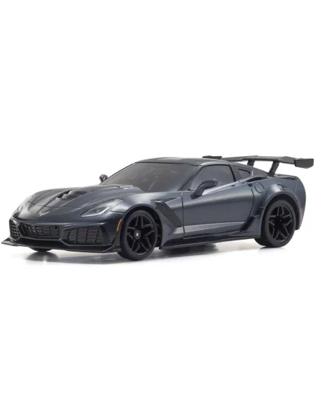 Painted Body 98mm Kyosho Mini-Z Chevrolet Corvette ZR1 Shadow Grey MZP240GM - Painted and decorated 98mm - Auto Scale Collection