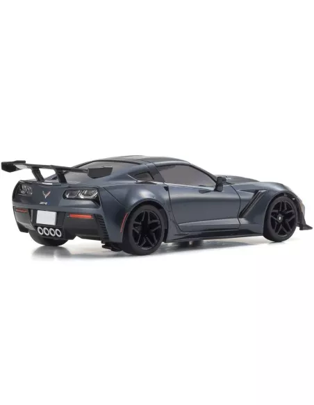 Painted Body 98mm Kyosho Mini-Z Chevrolet Corvette ZR1 Shadow Grey MZP240GM - Painted and decorated 98mm - Auto Scale Collection