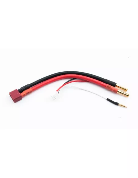 Charging Cable 12AWG T-Deans / Banana 4mm Lipo 2S XH balanced connector Fussion FS-02076 - RC Cables and Accessories