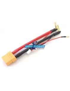 Charging Cable 10AWG T-Deans / Banana 5mm Lipo 2S XH balanced connector Fussion FS-02070 - RC Cables and Accessories