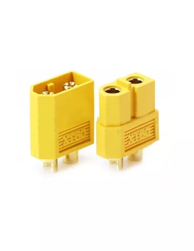 Connector - XT60 Male - Female (1 Pair) Fussion FS-00017 - R/C Plugs
