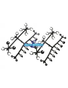 Shock Plastic Parts Set Kyosho Fazer Touring MK2 FZ02 - FZ02L FA554-1 - Kyosho Fazer MK2 FZ02S - Spare Parts & Option Parts