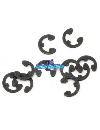 E-Clips 4.0mm (10 U.) Kyosho 1-E040 - Kyosho EZ Series Sand Master - Pièces detachées et options