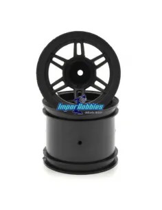 Wheel Set - Front & Rear (2 U.) Kyosho Fazer Rage 2.0 MK2 FZ02L-B FAH501BK - Kyosho Fazer Rage 2.0 MK2 FZ02L-B - Spare Parts & O