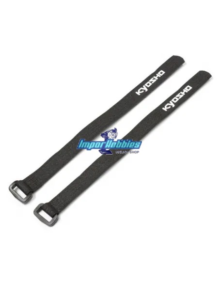 Sangles de batterie - 16x200mm (2 U.) Kyosho Scorpion / Javelin / Optima / Tomahawk / Fazer MK2 SC246 - Kyosho Optima 4WD 30617 