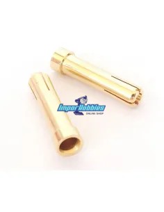 Adaptador conector macho de 5mm a hembra de 4mm para Lipo (2 Uds.) Fussion FS-01100 - Conectores RC