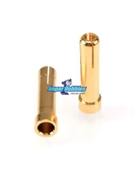 Adaptador conector macho de 5mm a hembra de 4mm para Lipo (2 Uds.) Fussion FS-01100 - Conectores RC