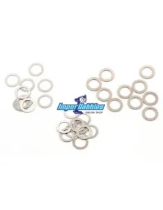 Rondelles de calage pour embrayage 5x7mm 0.1 - 0.2 & 0.3mm (30 U.) Fussion FS-WA002 - Rondelles d'ajustement pour embrayage