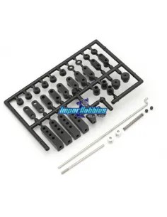 Kit de tringlerie gaz-frein & Support de servo Kyosho Mad Crusher V2 GP / FO-XX 2.0 GP / Nitro Tracker MA339 - Kyosho Mad Crushe