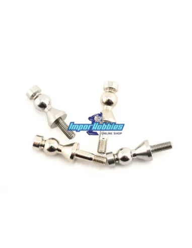 Bola rotula dirección (4 Uds.) Team Associated RC8 / RC8B / RC8.2 AS89075 - Team Associated RC8.2 Factory Kit - Repuesto y opcio