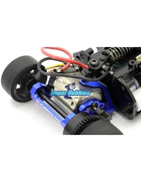 Soporte motor aluminio Tipo MM 98mm - Opción Kyosho Mini-Z MR-03 / RWD R246-1355 - Kyosho Mini-Z MR-02 / MR-015 - Repuesto y Opc