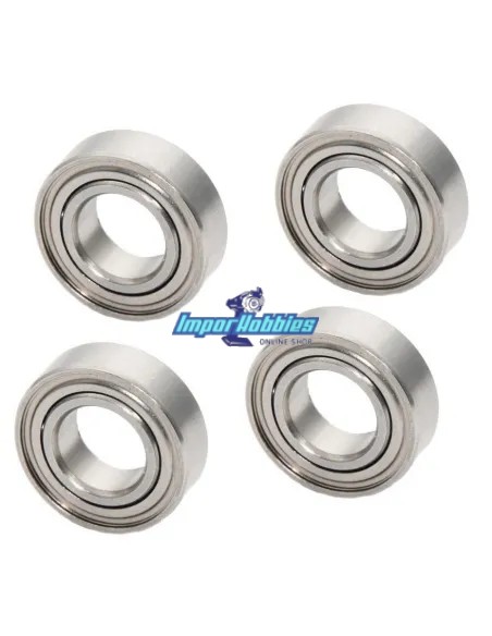 Rodamientos bolas - High Speed 6x10x3mm Sello Metal - BRG022 (4 Uds.) Fussion FS-B0008 - Rodamientos RC por medida / dimensiones