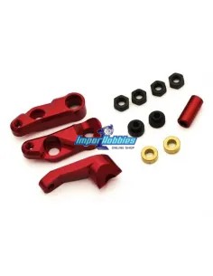 Sistema de dirección aluminio - Opción Kyosho Fazer Touring MK2 / Rage 2.0 MK2 / Mad Van MK2 FAW214 - Kyosho Fazer Rage 2.0 MK2 